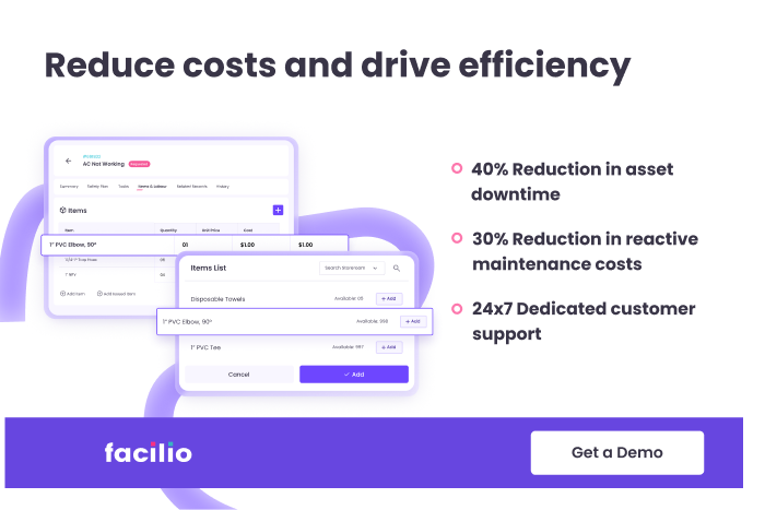 Schedule your demo of the Facilio platform