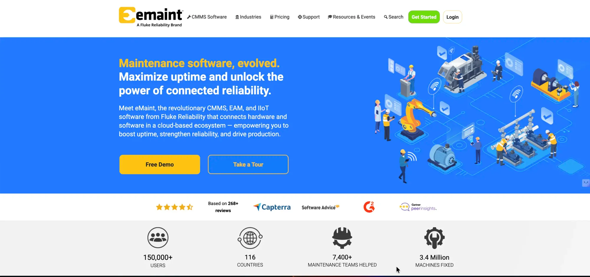  eMaint CMMS platform for compliance-heavy facility operations