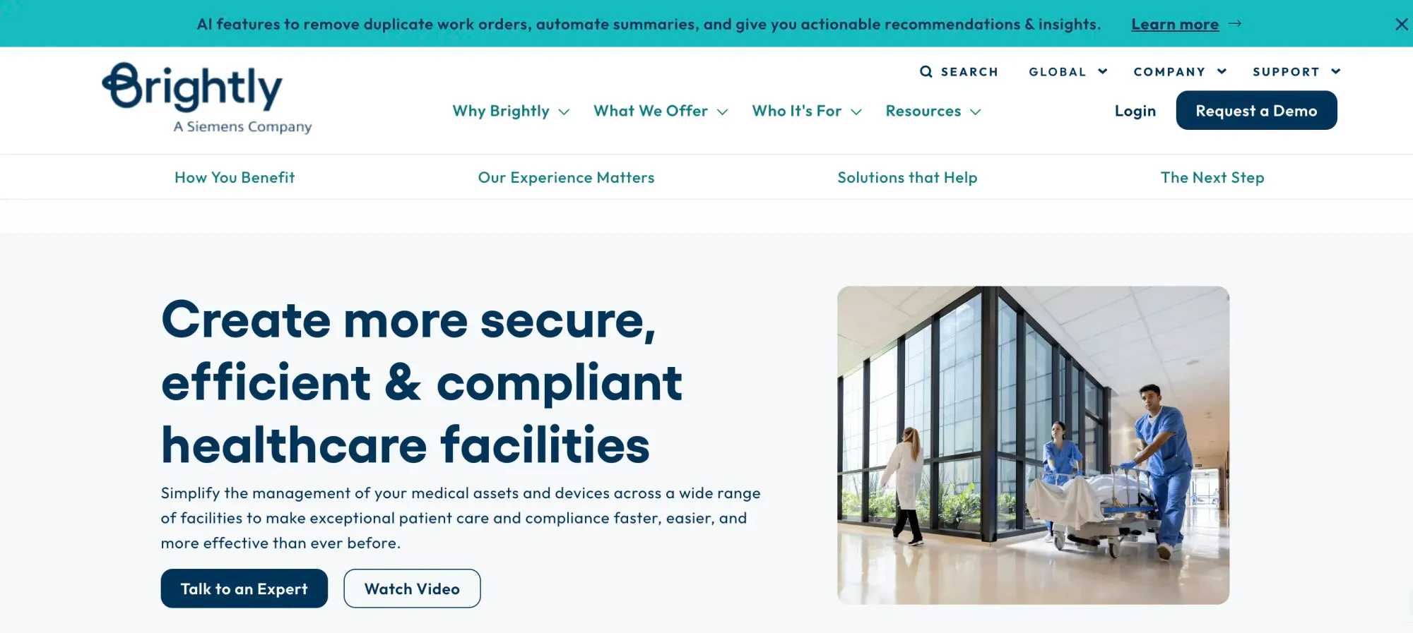 Brightly TheWorxHub — healthcare facilities maintenance management software by Siemens