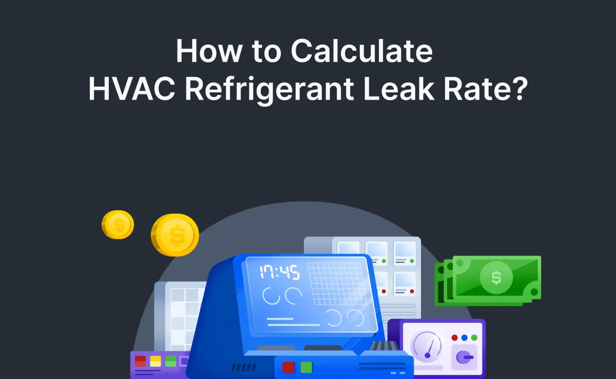 HVAC Refrigerant Leak Rate Calculation