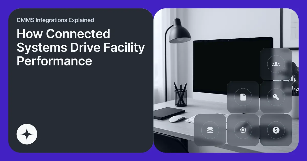 Visual showing connected digital systems around a desktop