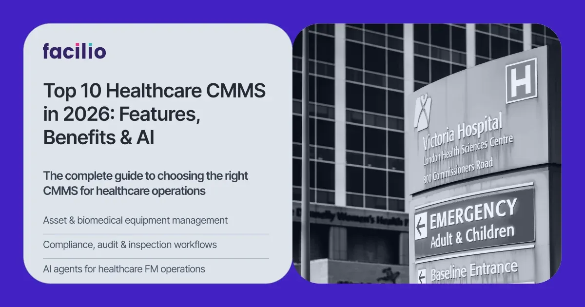 Top 10 healthcare CMMS software platforms in 2026 — features, benefits, and AI capabilities