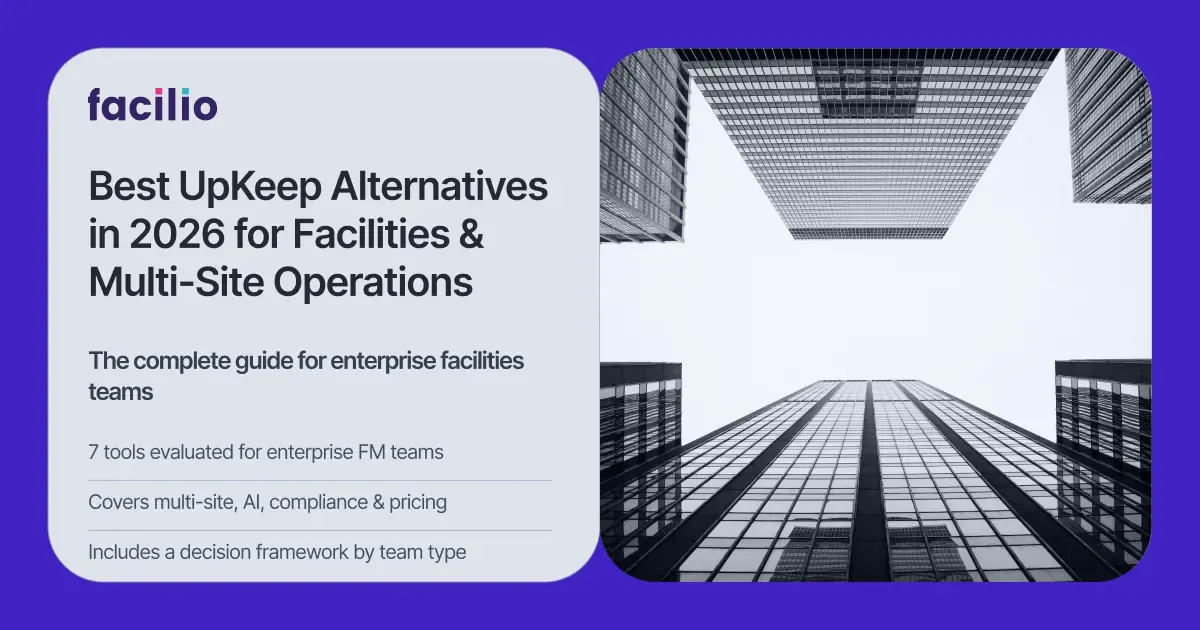 Best UpKeep alternatives in 2026 for multi-site operations