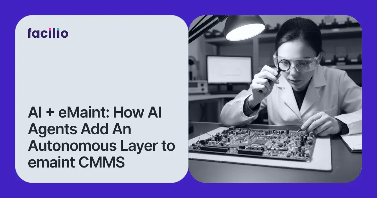 AI Agents for eMaint Users: Acting on the Data Your CMMS Already Holds
