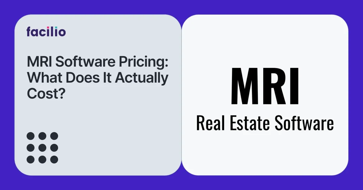 MRI Software Pricing break down