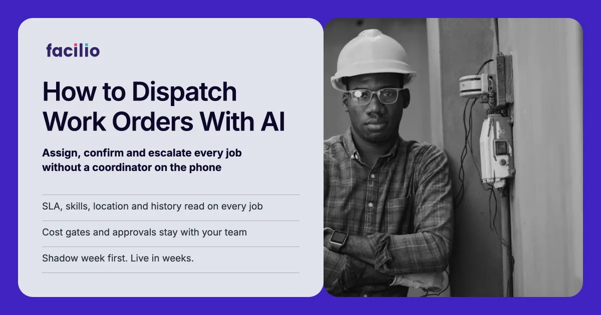 How to dispatch work orders with AI