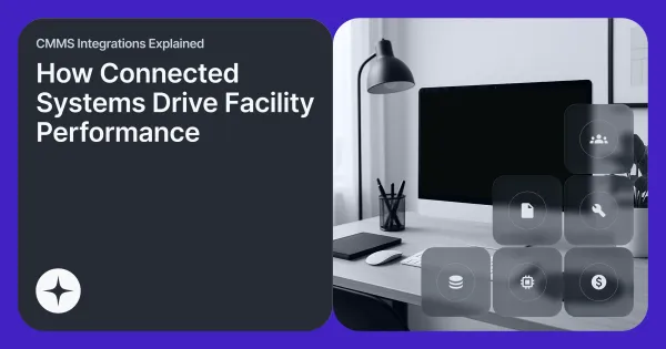 Visual showing connected digital systems around a desktop
