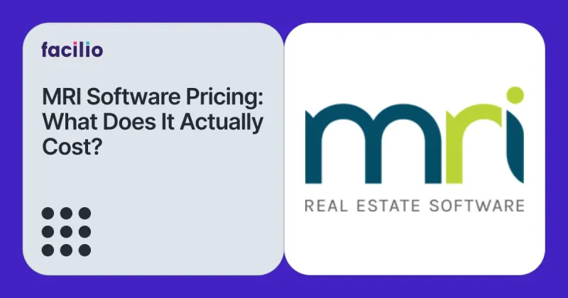 MRI Software Pricing: Hidden Costs, Scale Estimates & Facilio Comparison