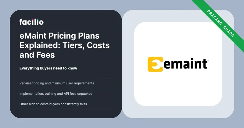 eMaint Pricing 2026: Complete CMMS Cost Breakdown, Plans, Hidden Fees & TCO