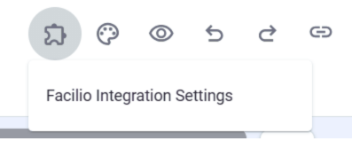 Facilio Integration Settings