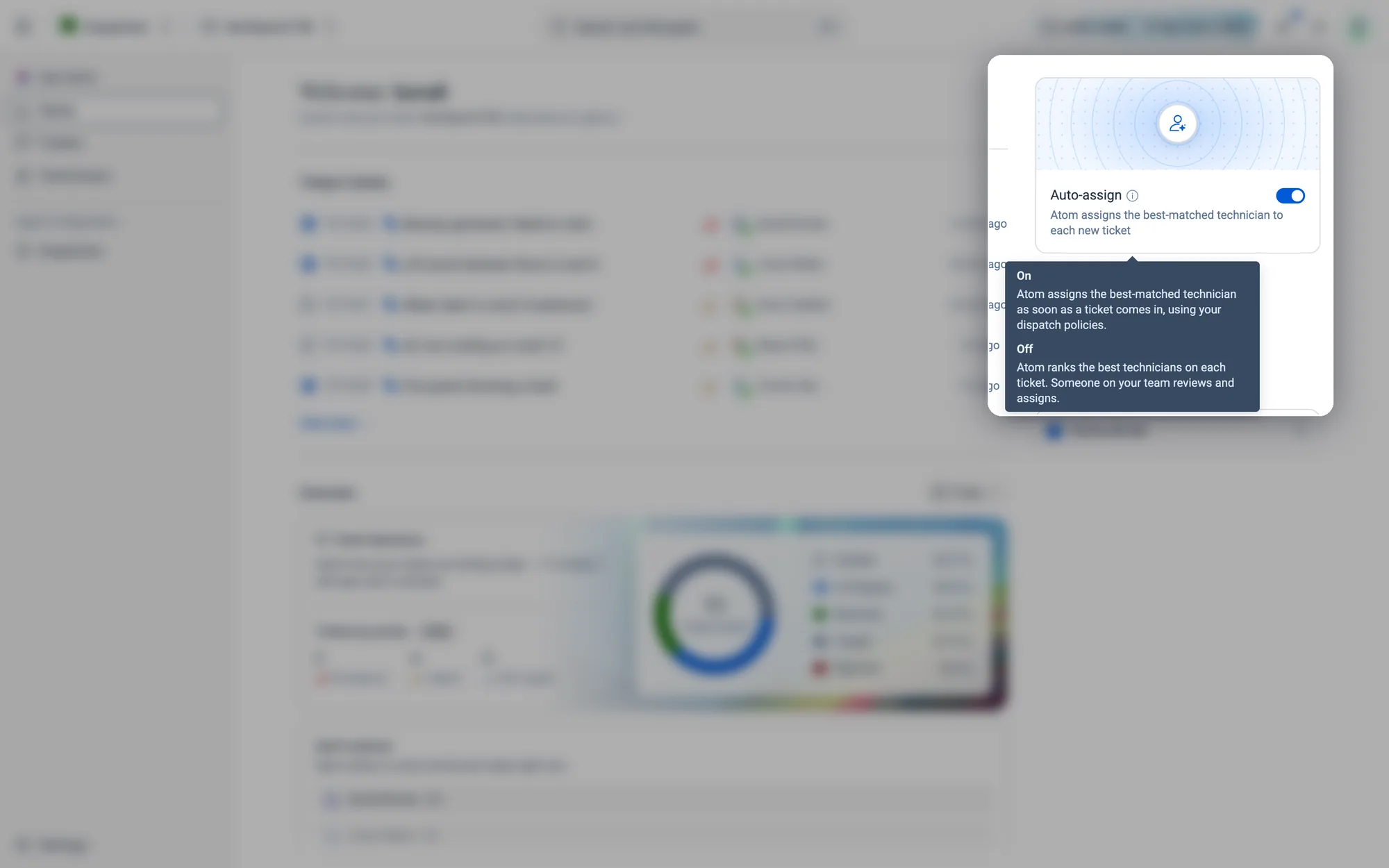 Hover over the ⓘ next to Auto-assign to see what each setting does.
