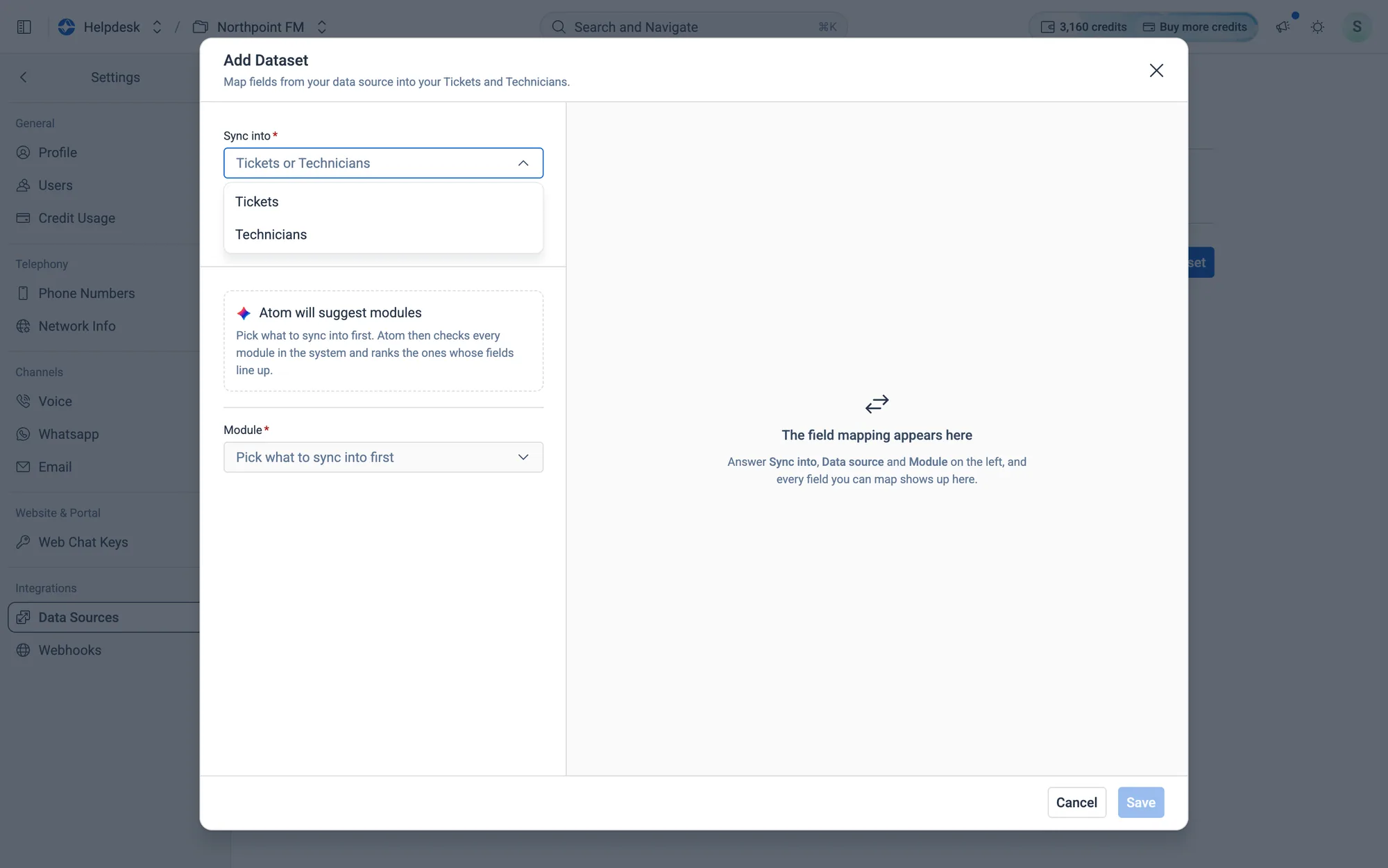 Choose what the records become in Helpdesk.