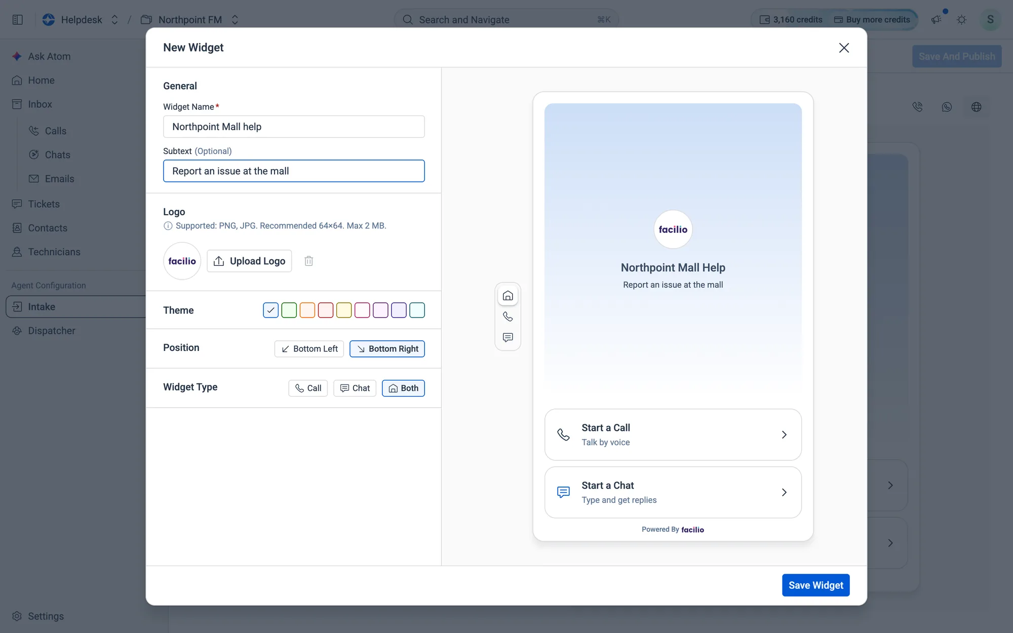 The preview updates as you type.