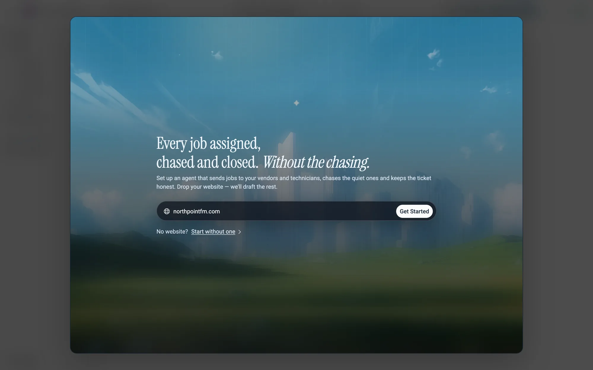 Every job assigned, chased and closed. Without the chasing. One website address is all Atom needs to start.