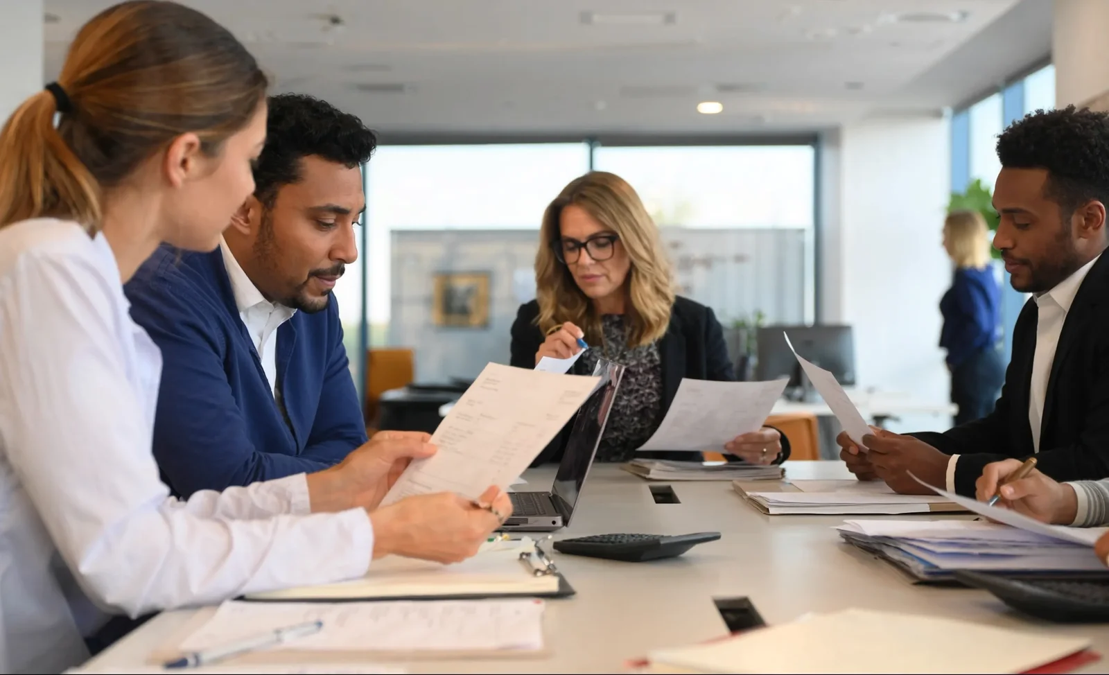 Finance and facilities team reviewing supplier invoices — Facilio Invoice Validation Agent at a leading Australian property funds manager