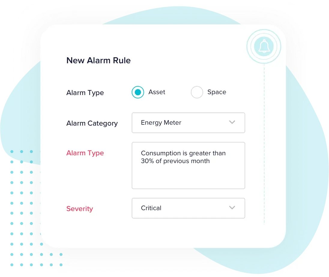 Establish alarm rules to uniquely reflect your building conditions. Accurately define alarm rules based on simple or complex conditions.