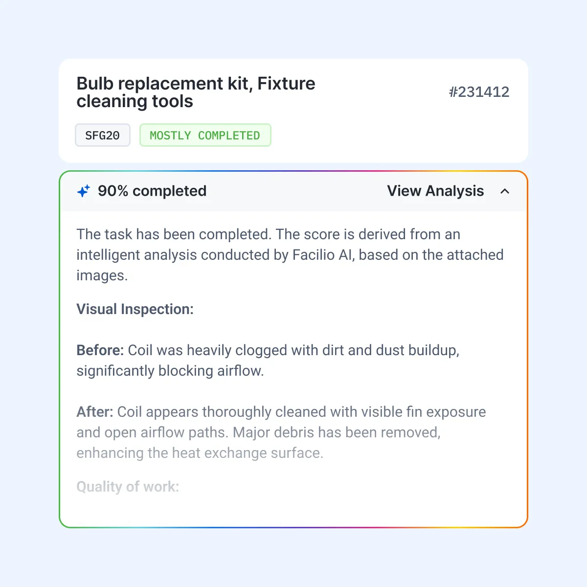 Facilio mobile app interface for field teams