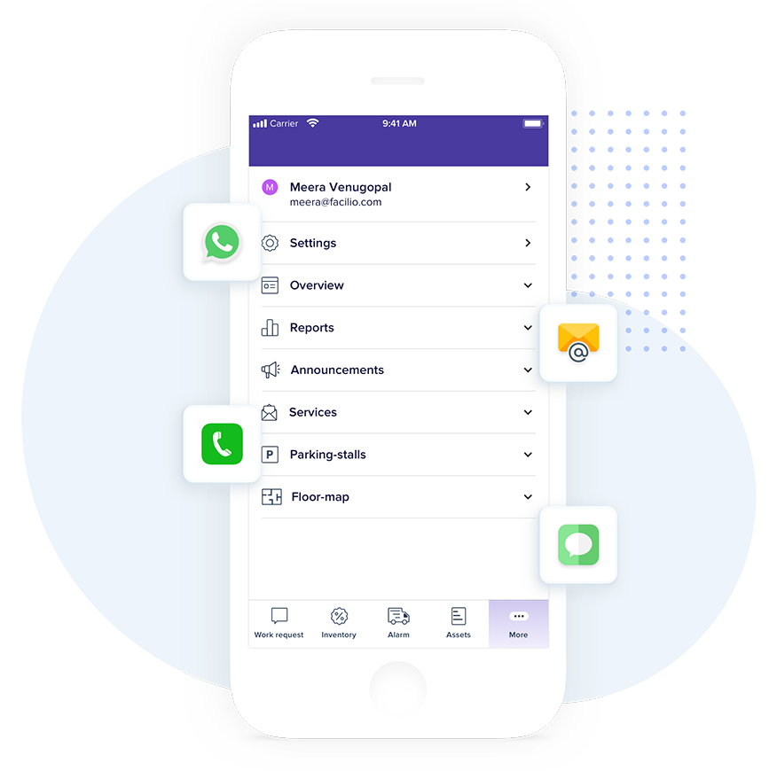 Automate complex workflows to cater to every tenants needs quickly with centralized help desk for service requests, work orders, announcements, and more 