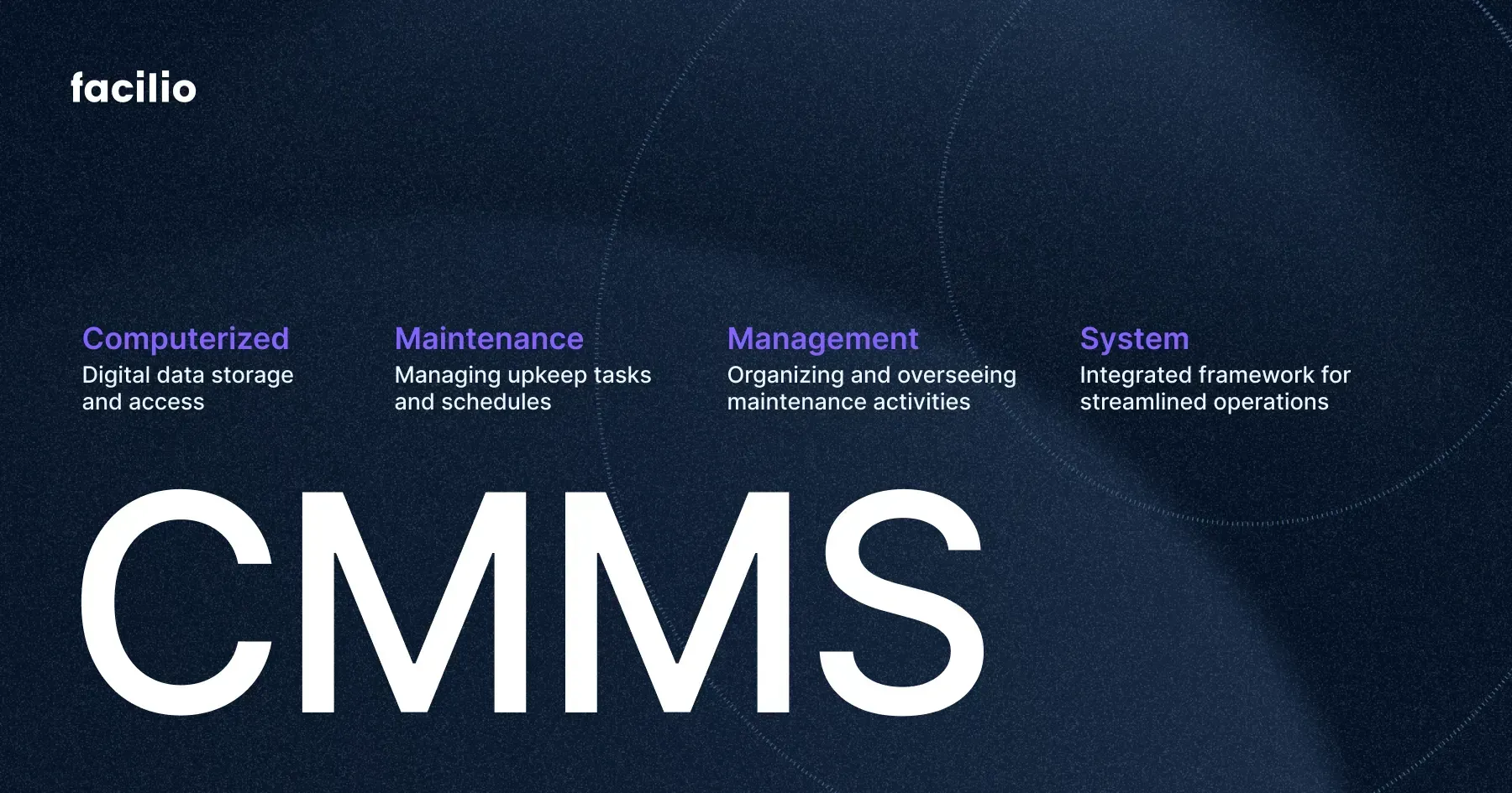 Computerized Maintenance Management System's Definition